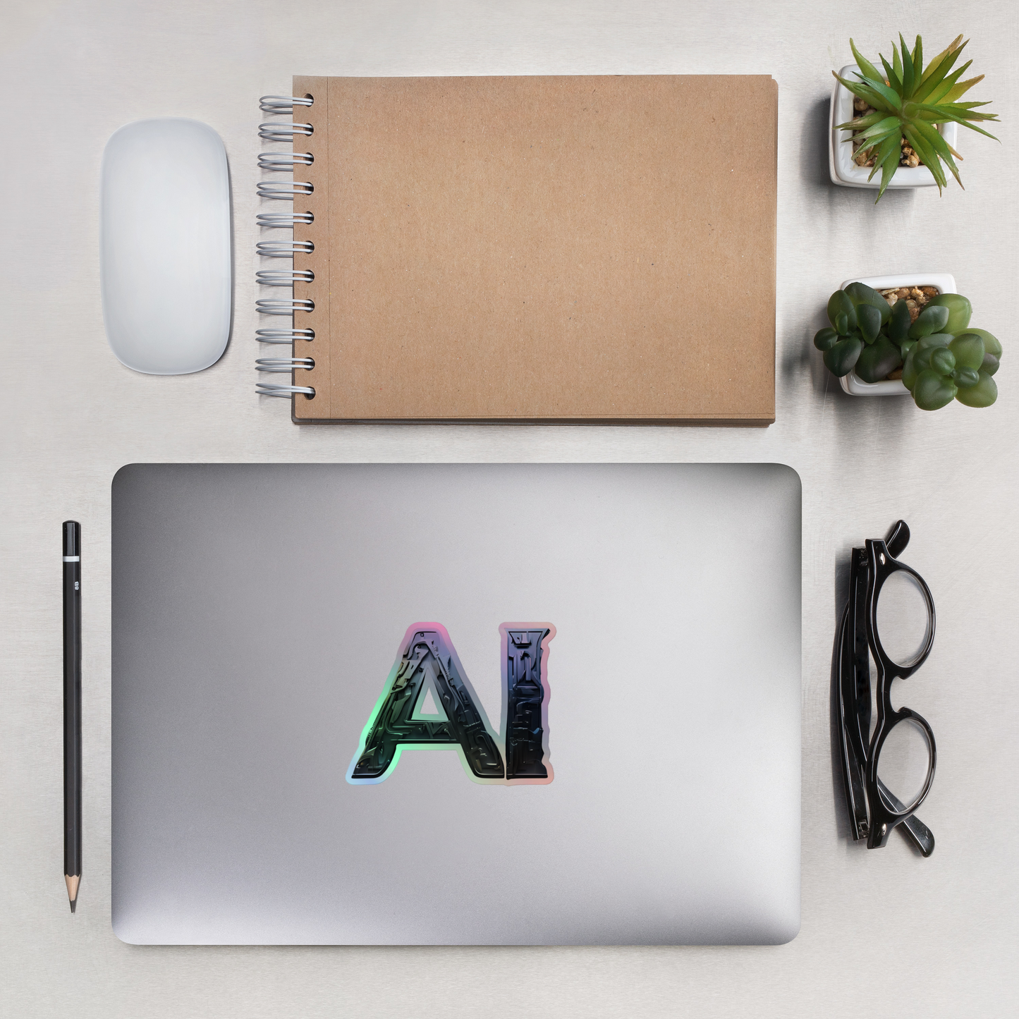 AI Technology - Holographic stickers