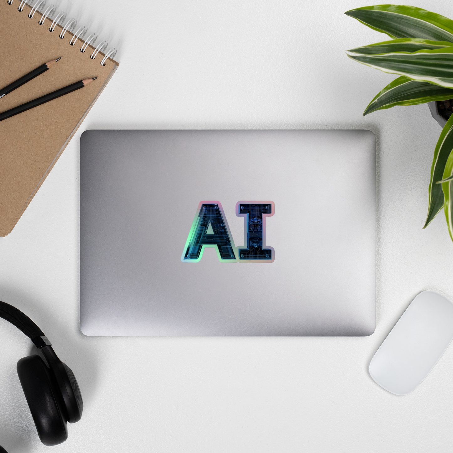 Future AI Holographic stickers
