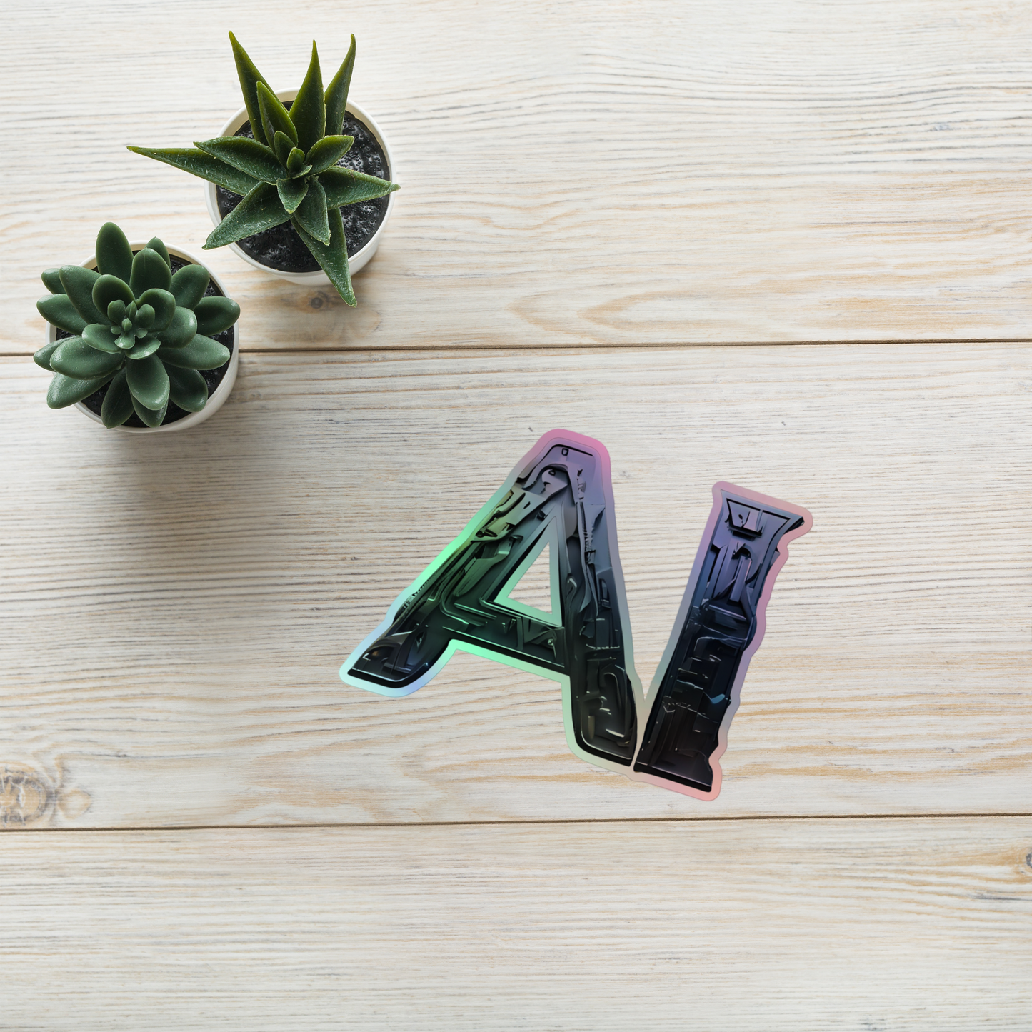 AI Technology - Holographic stickers
