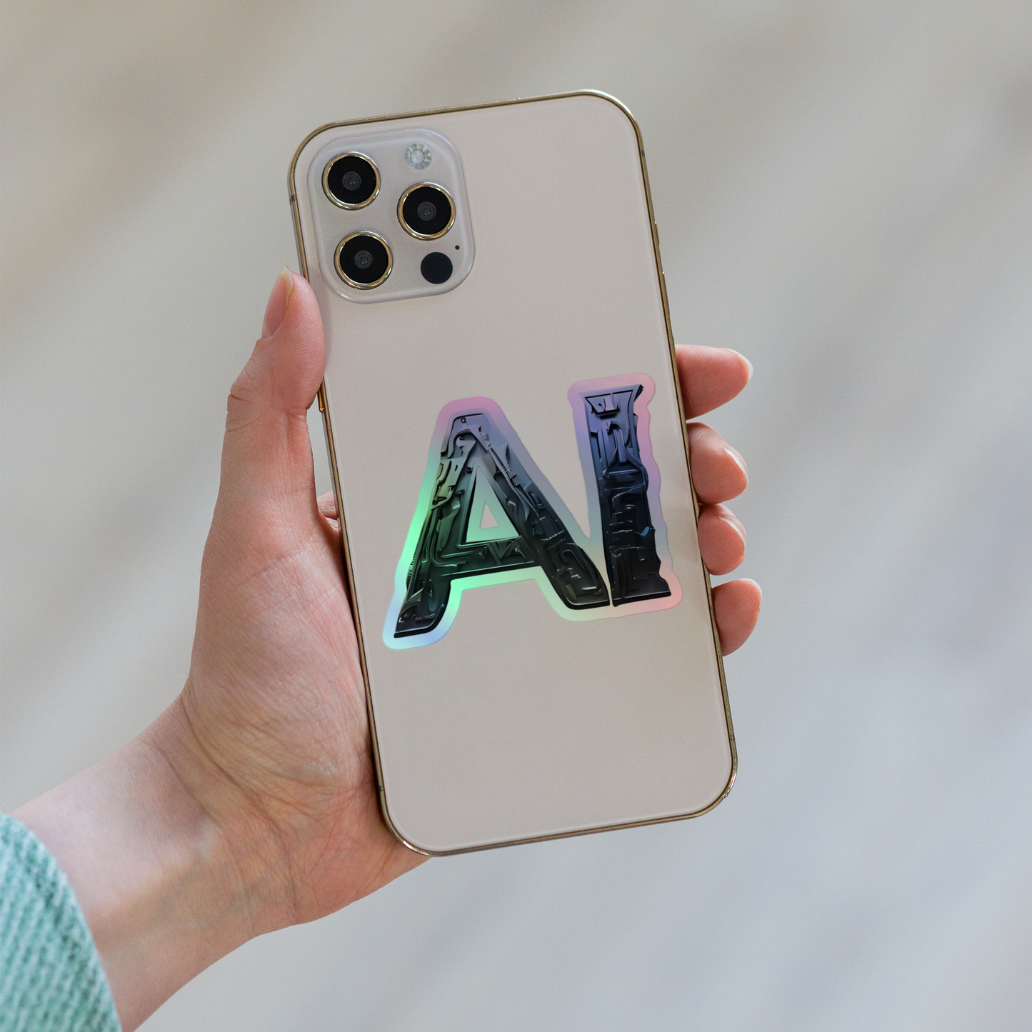 AI Technology - Holographic stickers