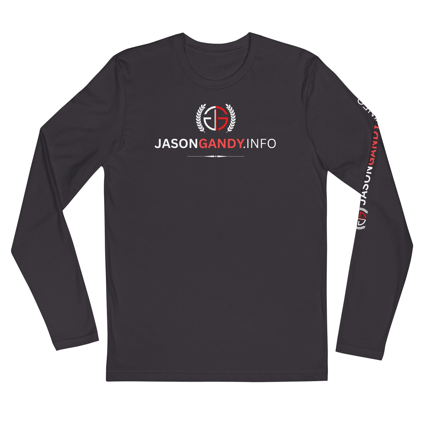 JG Men's Long Sleeve Fitted Crew