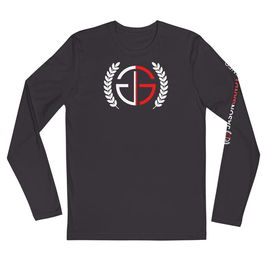 JG Men's Long Sleeve Fitted Crew V2